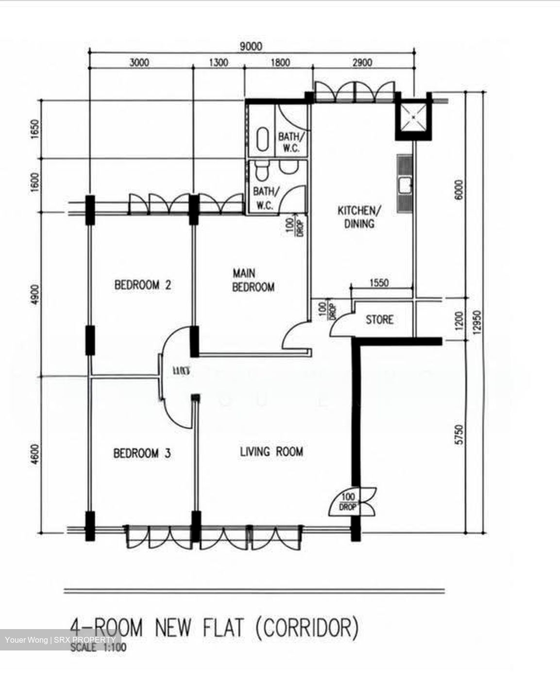 Blk 228 Boundary Ville (Serangoon), HDB 4 Rooms #633792291